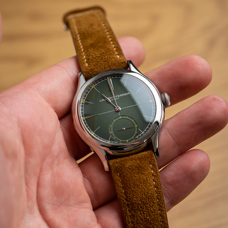 Brown Suede Watch Strap