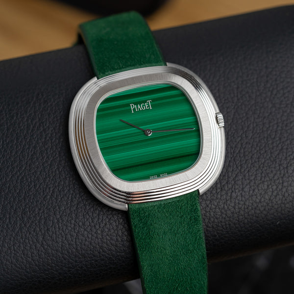 Forest Green Suede strap - without stitching design