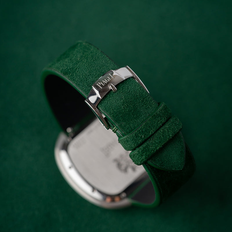 Bespoke forest green strap