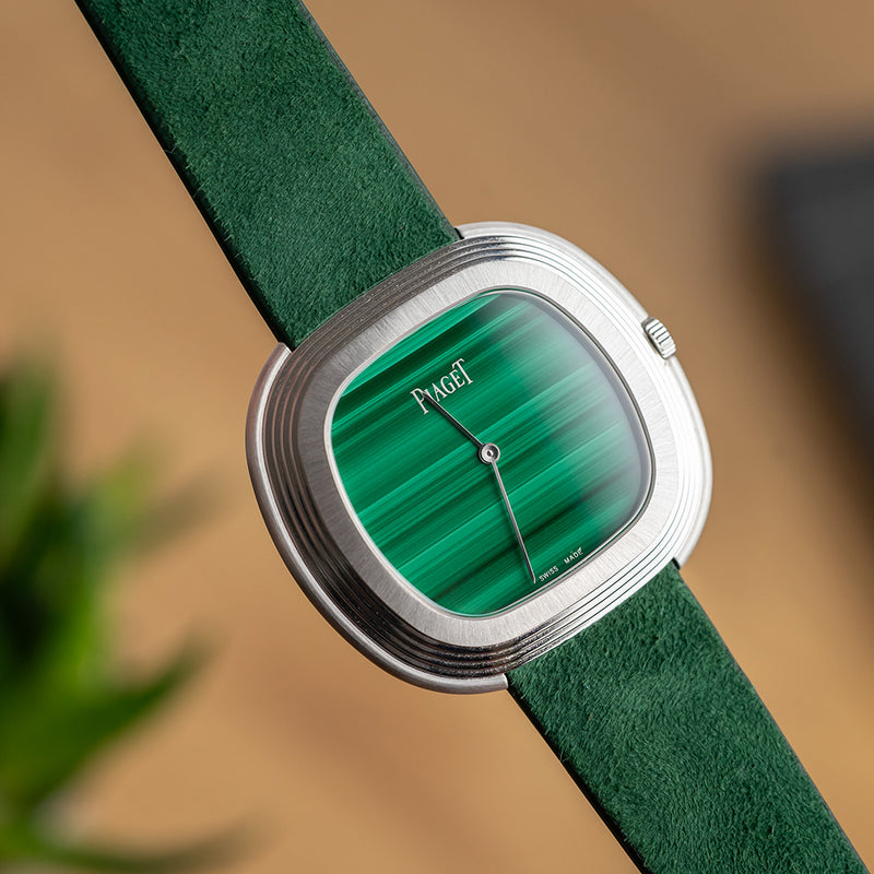 Forest Green Suede Strap