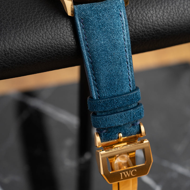 Navy Blue Suede - IWC clasp